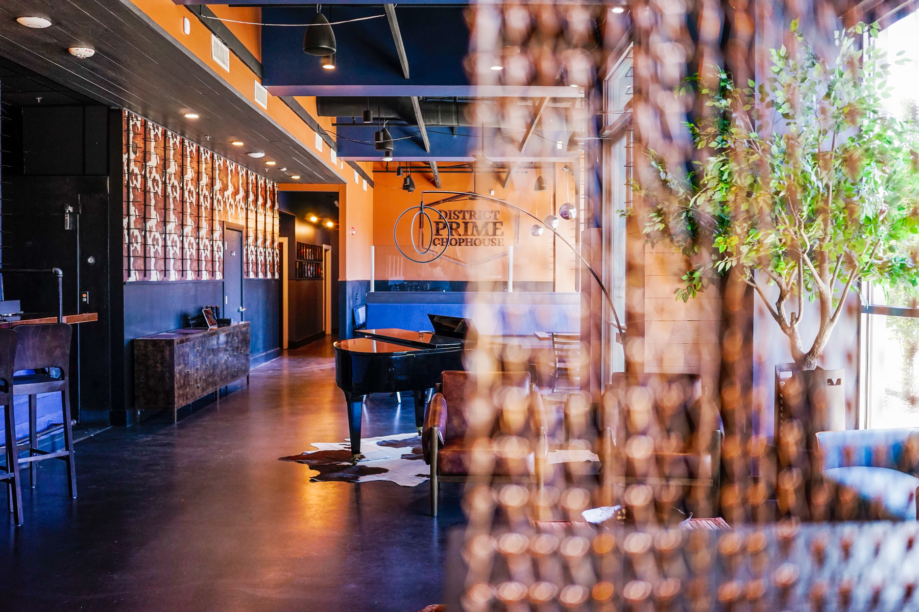District Prime bar and dining area
